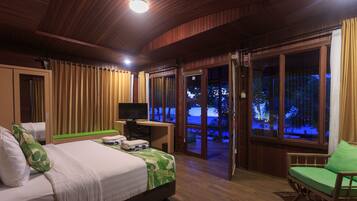Villa, 1 Bedroom, Beachfront | Premium bedding, down duvets, in-room safe, desk