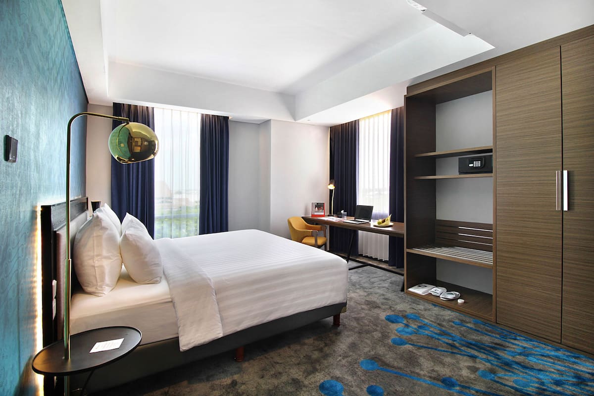 In-room safe, desk, blackout curtains, soundproofing