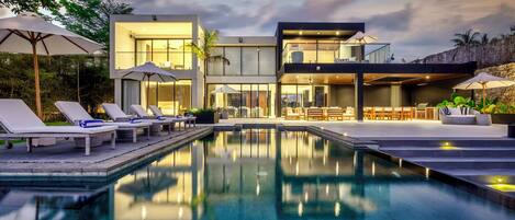 家庭别墅, 5 间卧室, 私人游泳池, 海洋景观 | 度假村景观