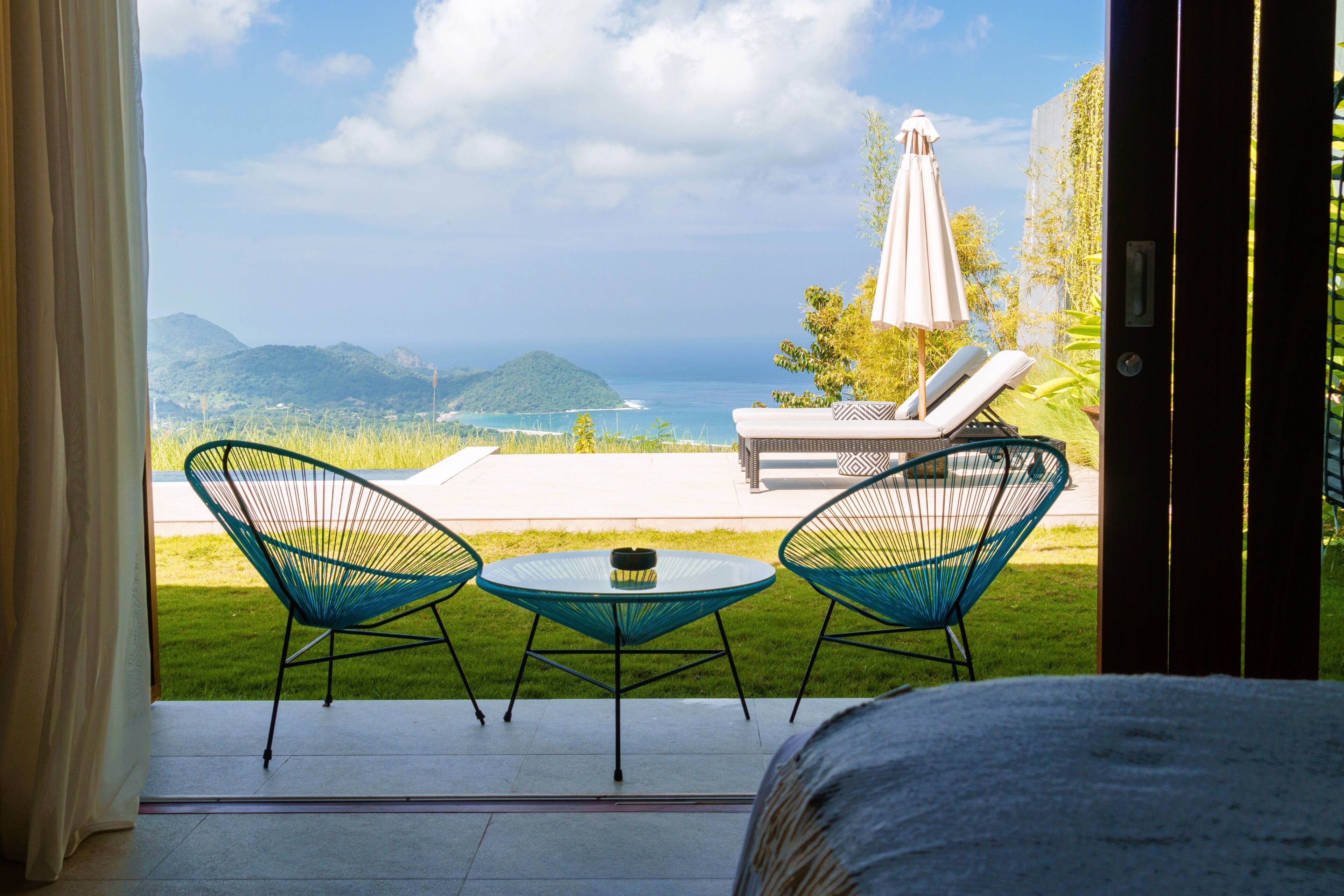 Vue depuis l’hébergement