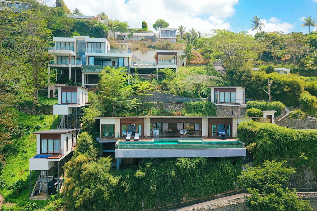 Bespoke Villa, 5 Bedrooms, Private Pool, Ocean View | Balcony view