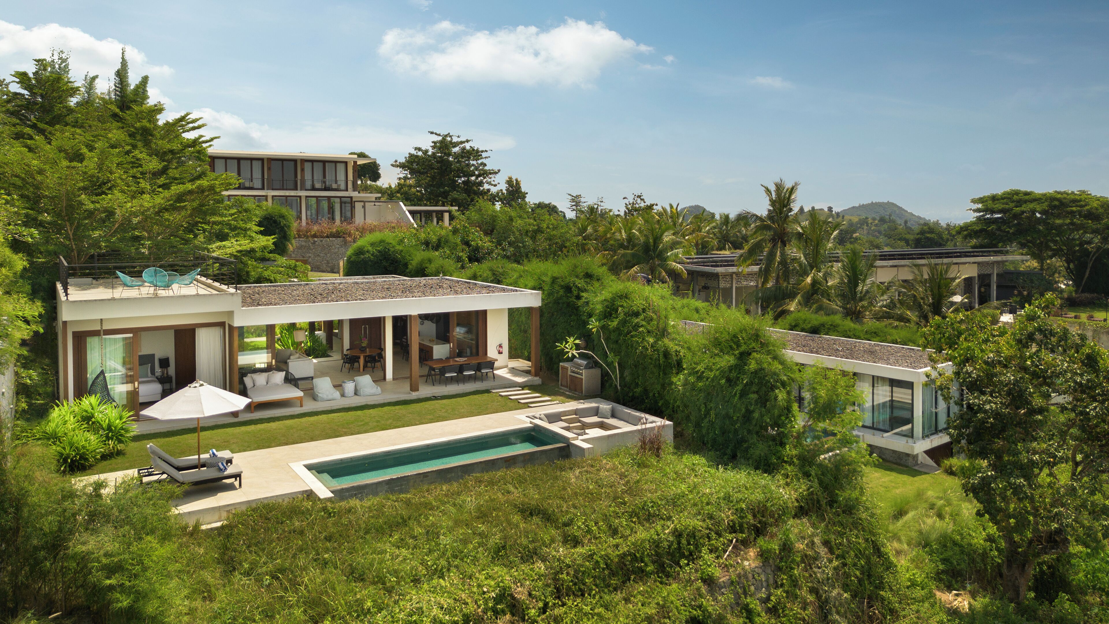 Bespoke Villa, 2 Bedrooms, Private Pool, Ocean View | Terrace/patio