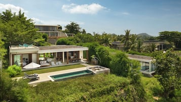 Bespoke Villa, 2 Bedrooms, Private Pool, Ocean View | Terrace/patio