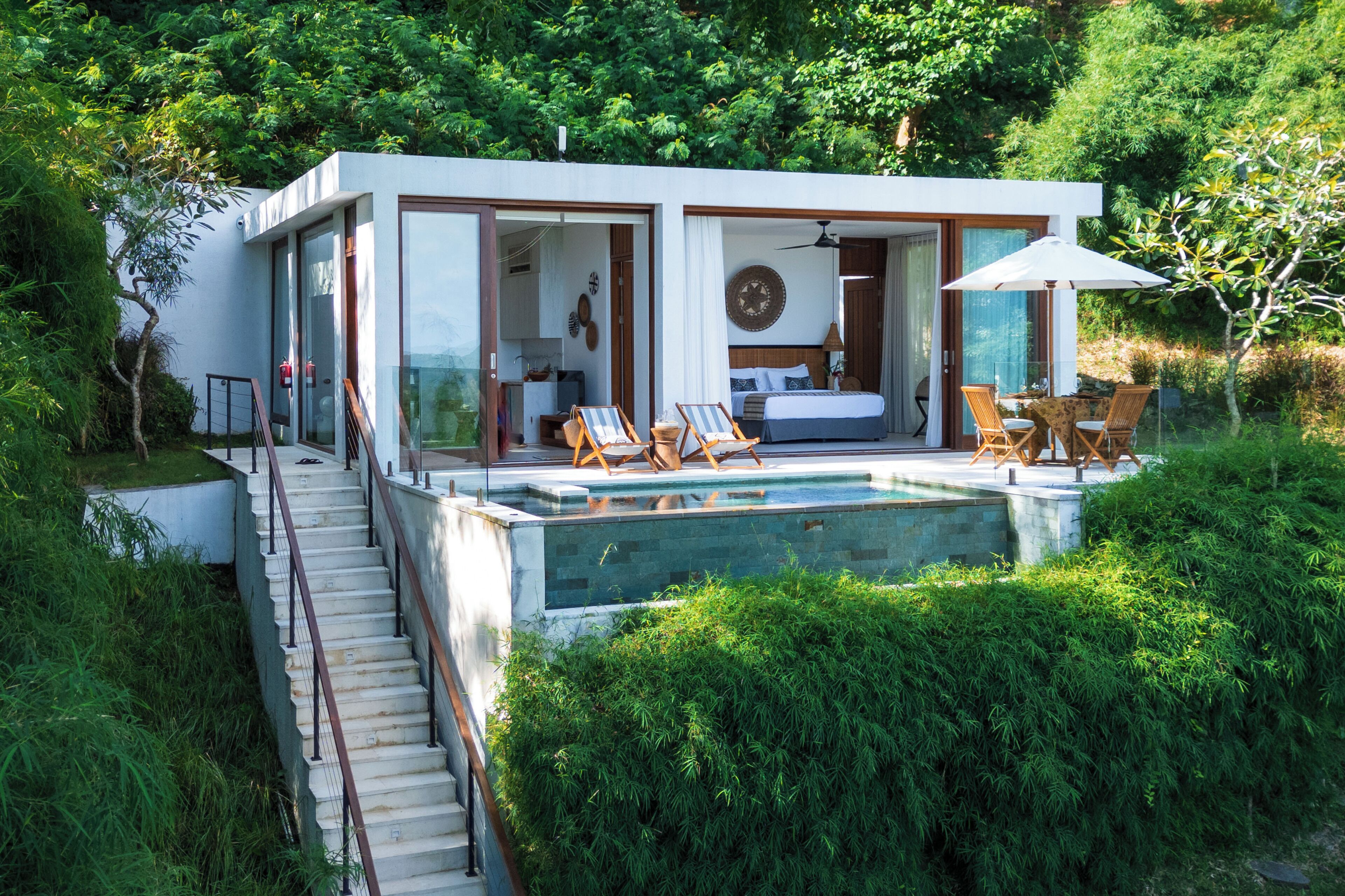 Bespoke Villa, 1 Bedroom, Private Pool, Ocean View | Balcony view