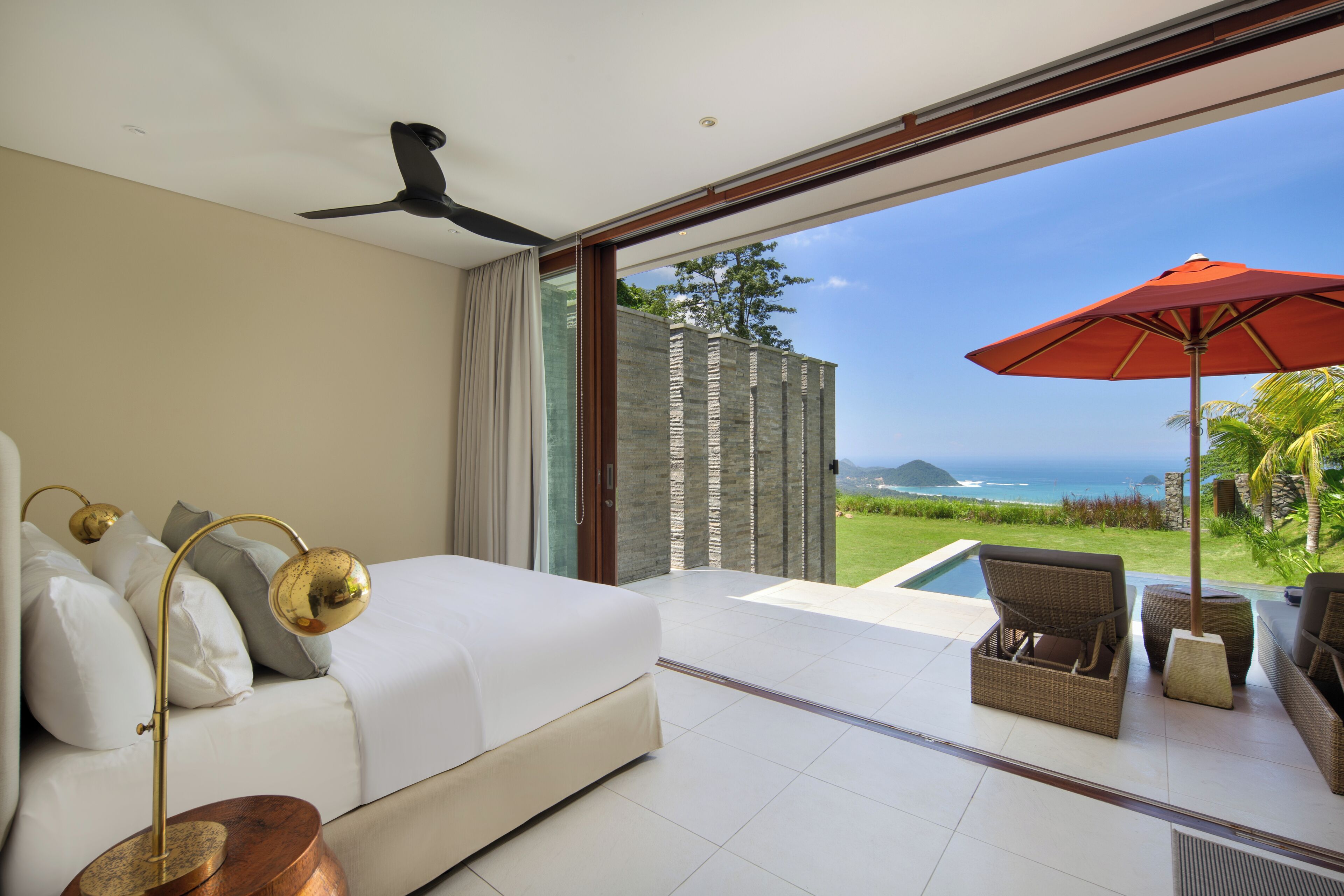 Bespoke Villa, 4 Bedrooms, Private Pool, Ocean View | Minibar, in-room safe, individually furnished, desk
