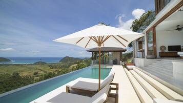 Bespoke Villa, 3 Bedrooms, Private Pool, Ocean View | View from room