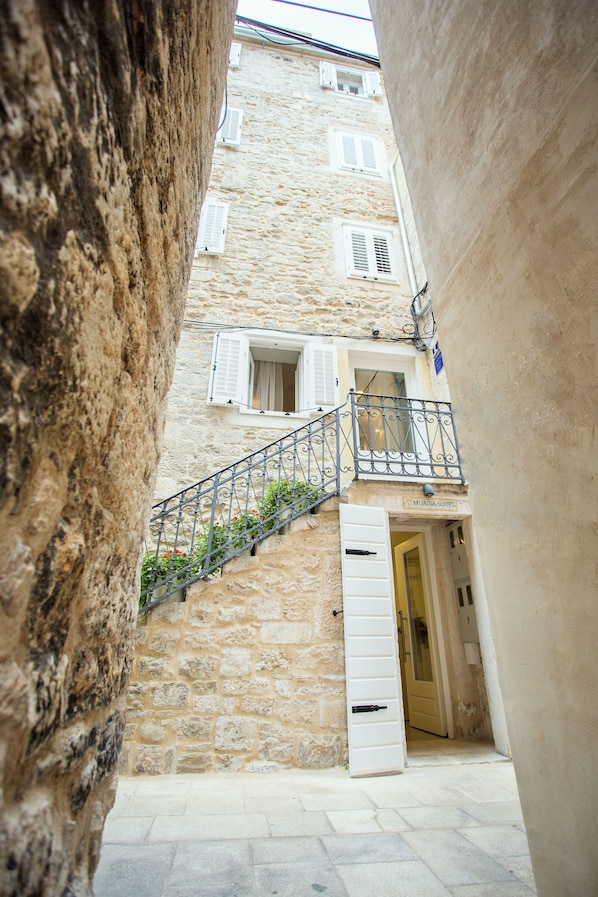 Façade de l’hébergement