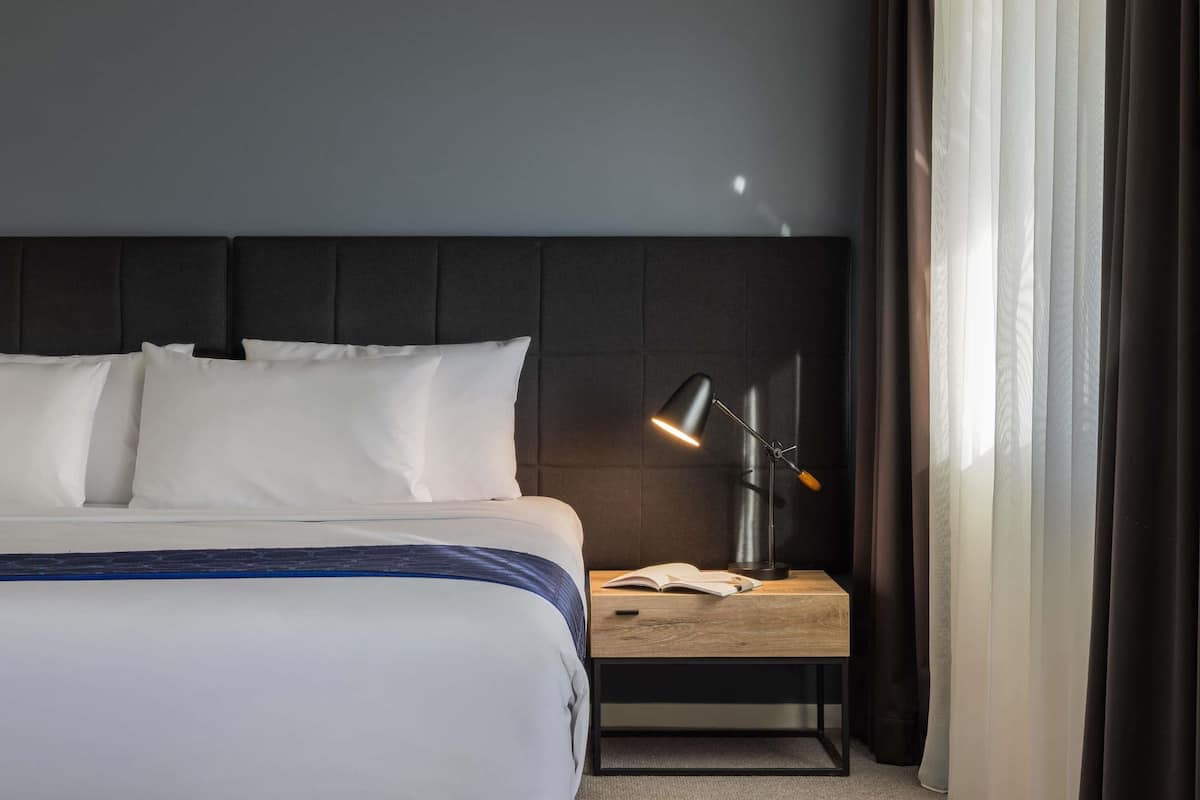 In-room safe, desk, blackout curtains, iron/ironing board