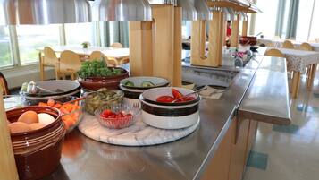 Daily buffet breakfast (EUR 7.50 per person)