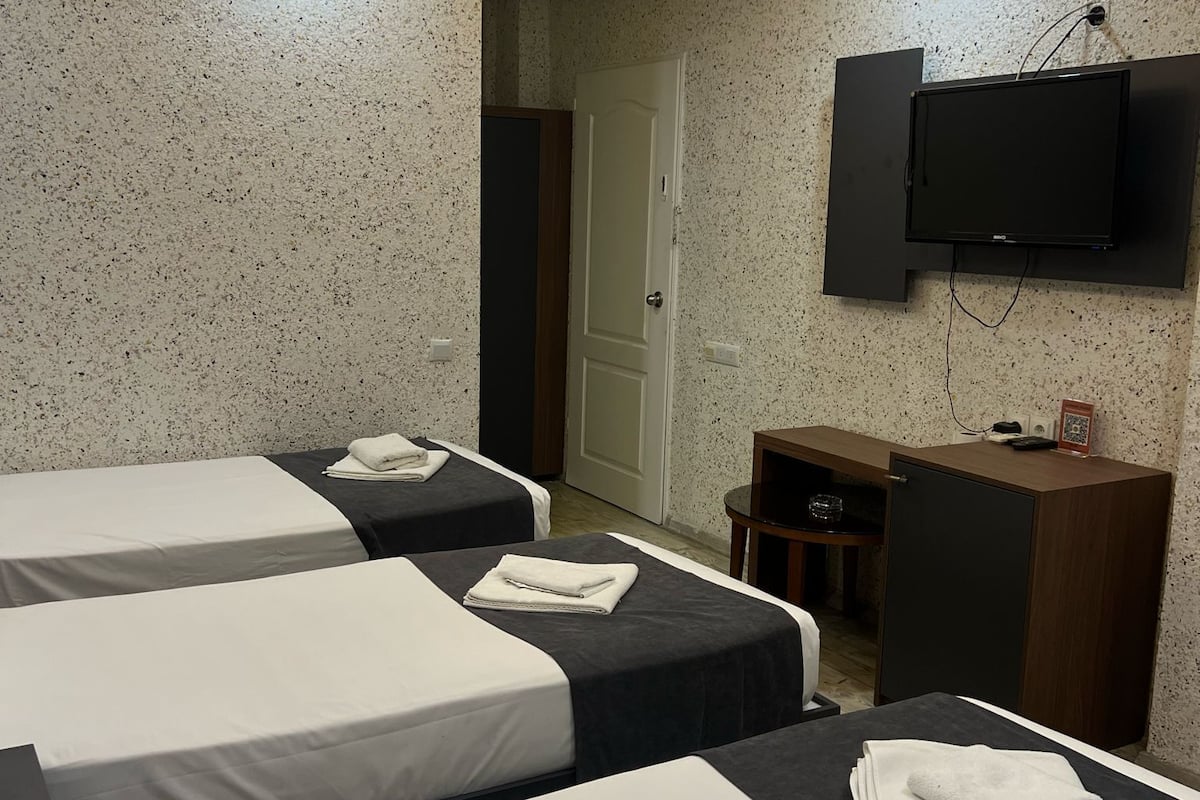 basic triple room | minibar, desk, laptop workspace, iron/ironing board