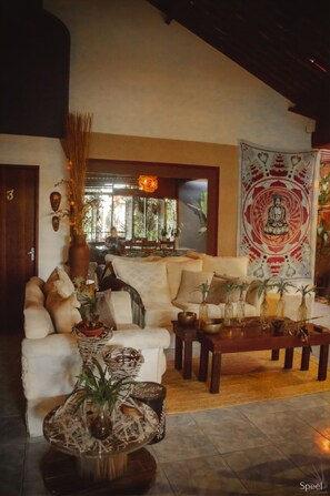 Zona de estar del vestíbulo