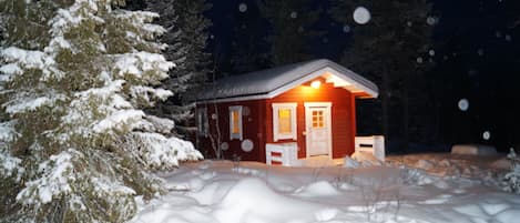 Front of property - evening/night