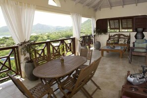 Luxury Penthouse, 1 Bedroom, Terrace, Ocean View | Terrace/patio - Villa Touloulou (Falmouth Harbour)