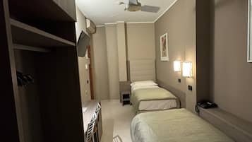 Chambre Double, 2 lits une place