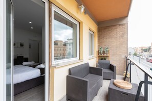 Exclusive-Doppelzimmer, Balkon (202) | Terrasse/Patio