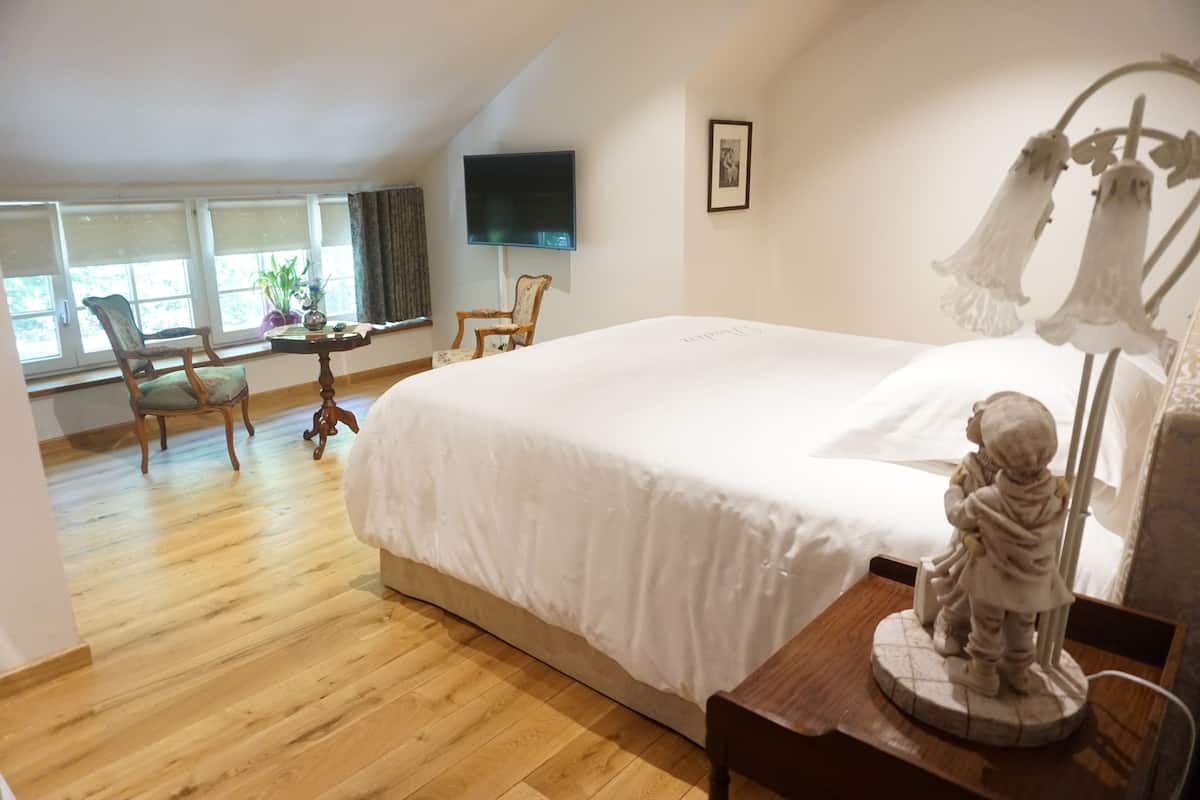 Deluxe Double Room (Rembrandt) | Premium bedding, minibar, desk, laptop workspace