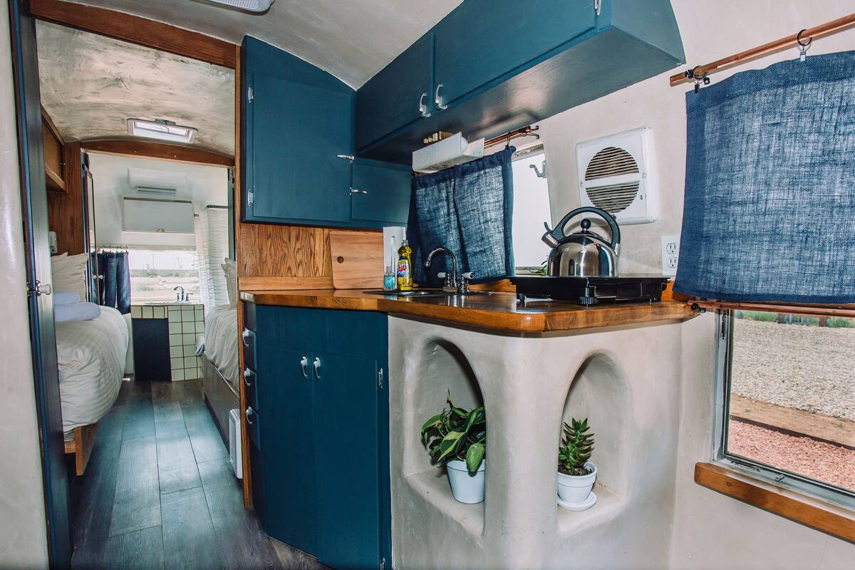 room (ralphie 26' 1962 airstream) | 1 bedroom, individually decorated, individually furnished, free wifi
