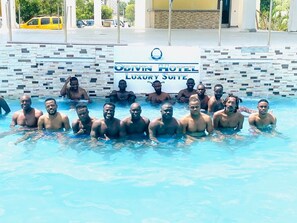 Outdoor pool - Odivin Hotel Luxury Suite (Gonaives)