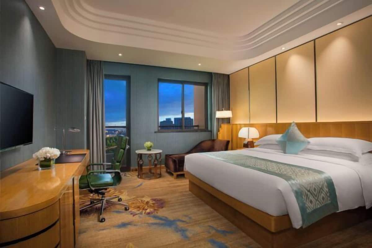 Biancheria da letto di alta qualità, copriletto in piuma, minibar