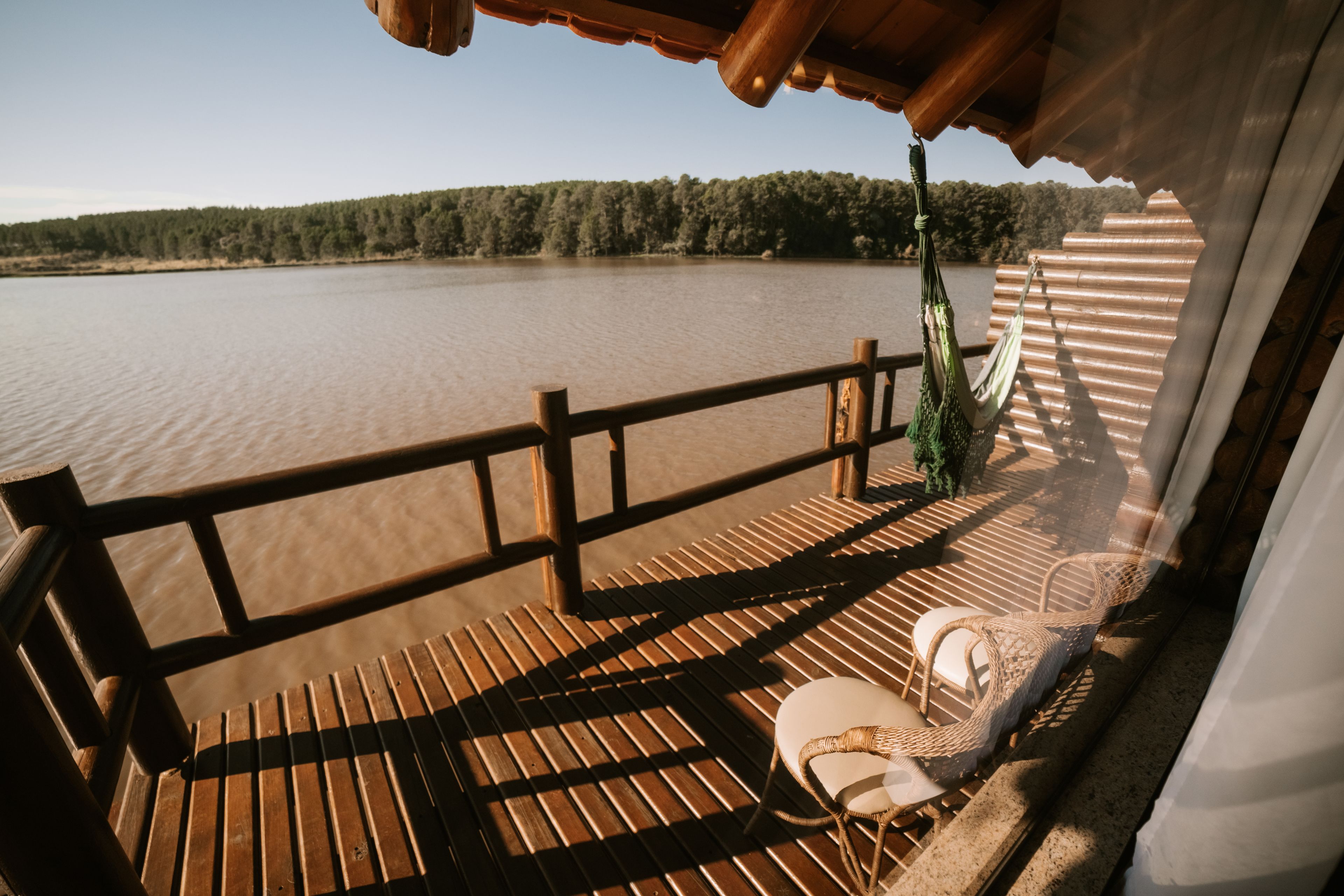 Bangalo em cima do Lago | Pemandangan dari kamar