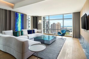 49-inch LCD TV with digital channels, TV, Netflix - THE AMNIS, a Luxury Collection Hotel, Kaohsiung (Kaohsiung)