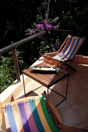 Comfort House, 3 Bedrooms, Garden View | Terrace/patio - Villa Flor de Mayo (Tulum)