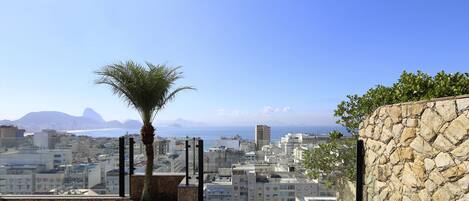 Outdoor pool, a rooftop pool
