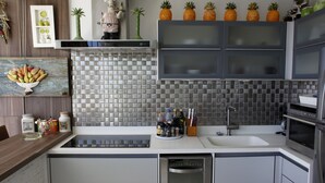 Penthouse Elite, 2 phòng ngủ | Bếp riêng | Tủ lạnh, lò vi sóng, lò nướng, dụng cụ nấu nướng/bát dĩa/dao nĩa 