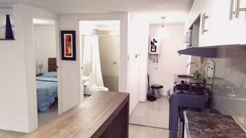 Standard Apartment, 1 Bedroom, Kitchen | View from room