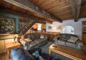 Cottage, 6 Bedrooms, 2 Bathrooms | Living area | 50-inch flat-screen TV with digital channels, TV - 6 Bed Blue Mountain Cottage with Hot Tub 102 (The Blue Mountains)