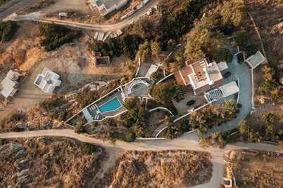 Spacious luxury villa with pool, & stunning sea and sunset views