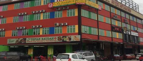 Majoituspaikan julkisivu