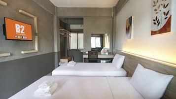 Free WiFi, bed sheets