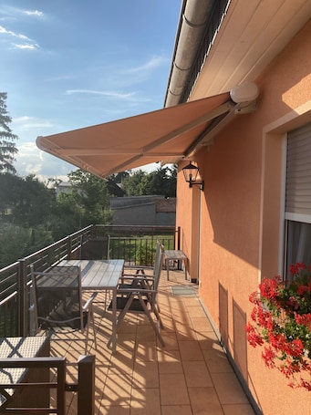 Outdoor dining. Beautiful holiday home "Oderbruchperle"