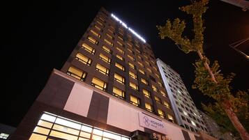 Front of property – evening/night