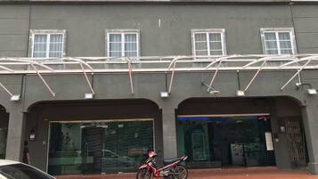 Majoituspaikan julkisivu