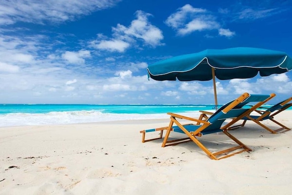 Accommodatie ligt op het strand