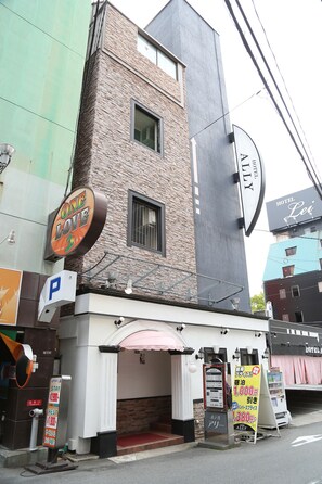 Voorkant van accommodatie