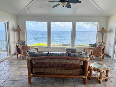 Oceanfront Home w/Private Pool.  USA Military & Fire - Repeat Guest Discount!