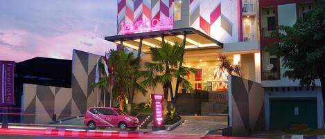 Entrada de l'allotjament