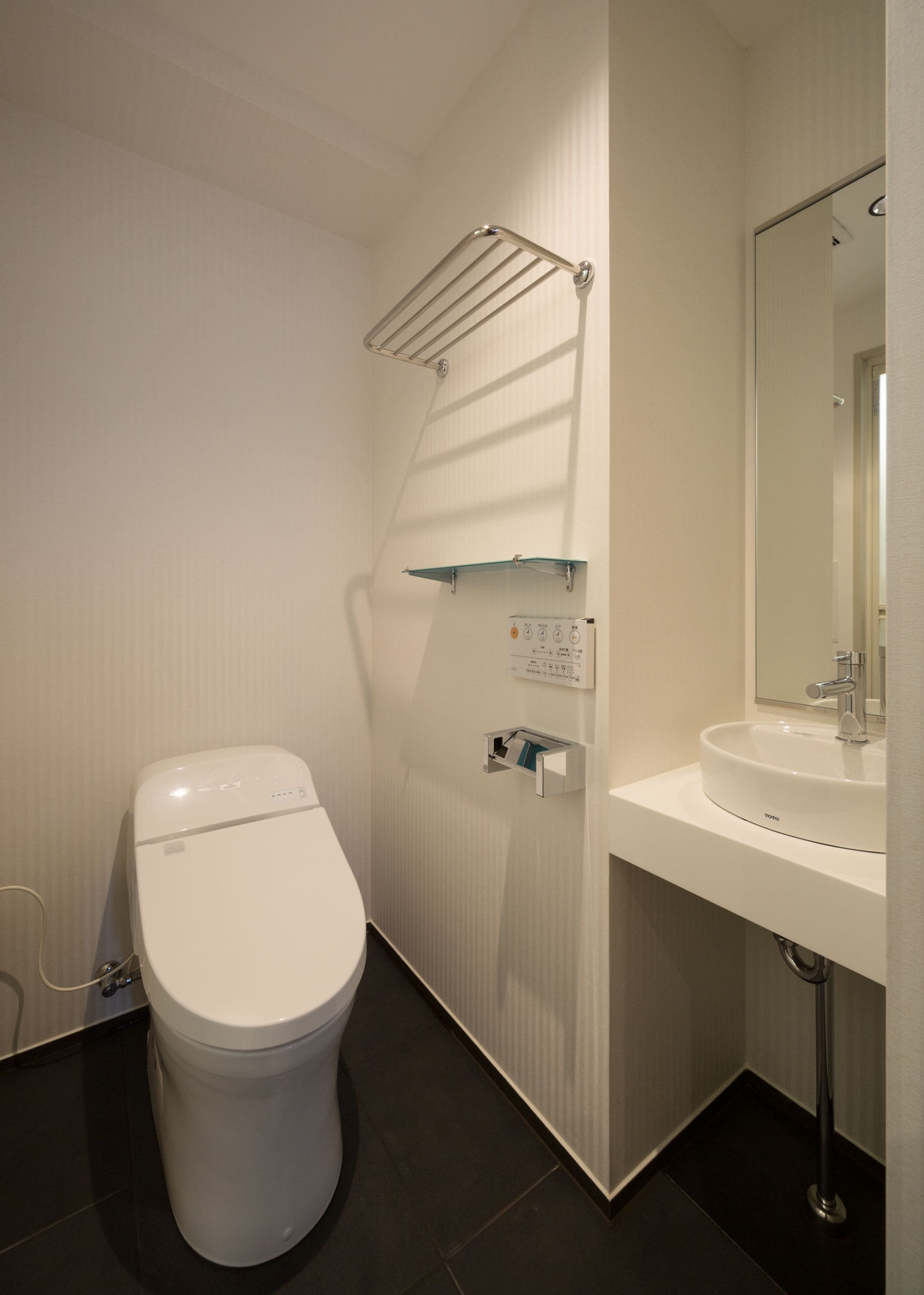 double room (with a shower room) | bathroom | free toiletries, hair dryer, slippers, electronic bidet