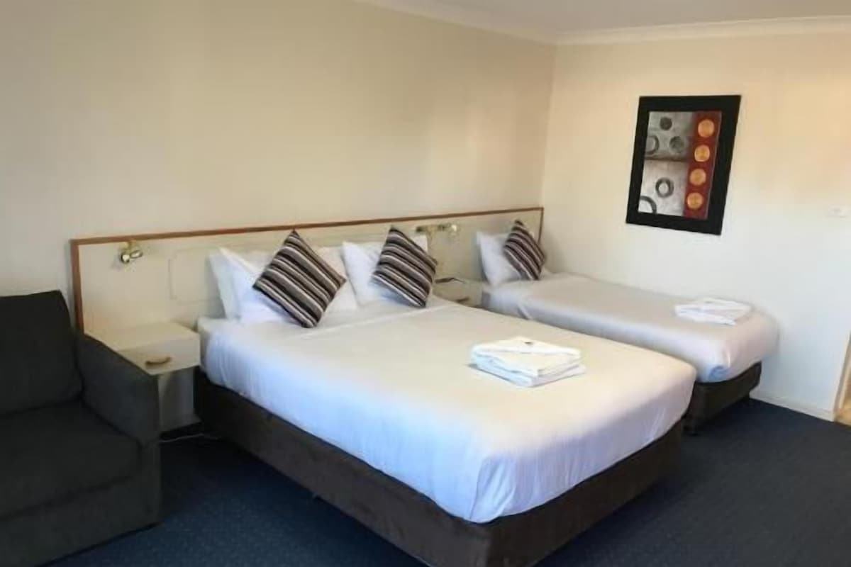 Premium bedding, pillow-top beds, desk, iron/ironing board