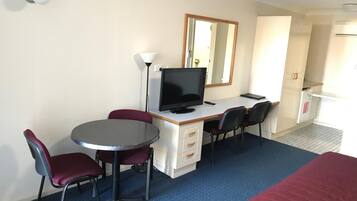 Premium bedding, pillow-top beds, desk, iron/ironing board