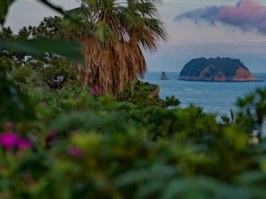 Blick von der Unterkunft