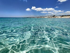 Beach nearby, white sand, beach shuttle