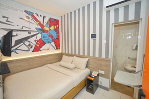 Quarto casal superior, 1 cama de casal (First Class) | Roupas de cama premium, Wi-Fi de cortesia