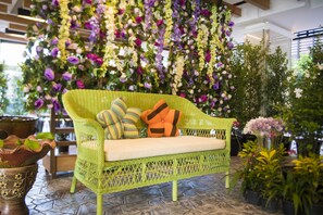 Sala de estar en el lobby
