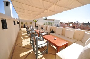 Terrasse sur le toit