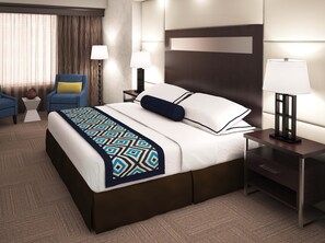 Deluxe King room  | 2 quartos, frigobar, cofres nos quartos, escrivaninha