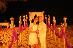 Área externa para casamento